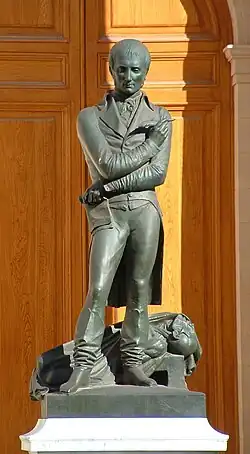 Statue de Xavier Bichat, université Paris-Descartes.