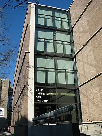 Galerie d'art de l'université Yale, New Haven, Connecticut (1951–53).