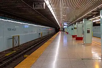 Image illustrative de l’article York Mills (métro de Toronto)