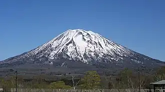 Le mont Yōtei vu de Hirafu.