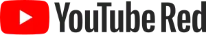 Logo de YouTube Red de 2017 à 2018, avant d'être renommé en YouTube Muisc