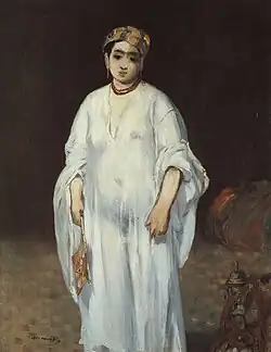 Édouard Manet, Jeune Femme dans une robe orientale (1871), acheté par Paul Rosenberg en 1937 puis par Emil Georg Bührle en 1953.