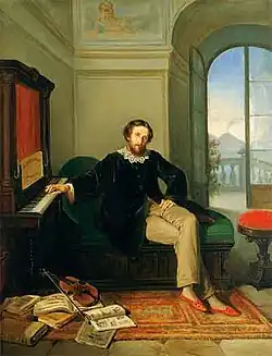 Portrait du prince Nicolas Youssoupov (1827-1891), musée de l'Ermitage en 1850.