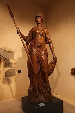 Statue en pied colossale de Minerve, Yves Collet, 1re moitié du XIXe&nbsp;siècle (Inv. 41 OA 116).