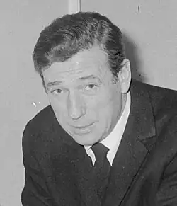 Yves Montand à La Haye.