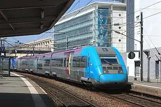 ZTER (Z 21500)en gare d'Angers-Saint-Laud.