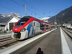 Z 31500 se préparant à assurer un service L3 Saint-Gervais – Coppet.