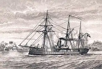 illustration de HNLMS Prins Hendrik der Nederlanden