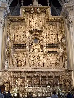Le retable del Pilar à Saragosse.