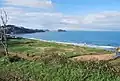 Golf de Zarautz (vue depuis le camping).