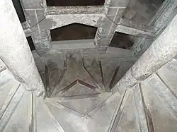 Escaliers à vis liées menant à l'oratoire royal