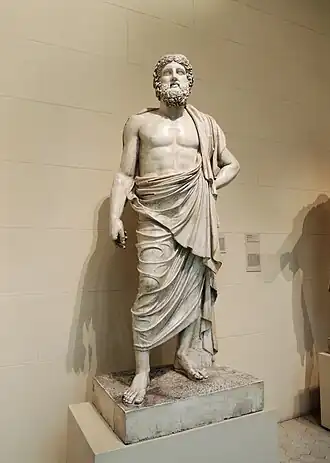 Reconstitution moderne du Zeus de Dresde, à partir des exemplaires antiques. Musée Pouchkine.