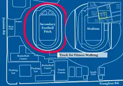 Plan représentant schématiquement le site où s'est déroulée l'attaque.