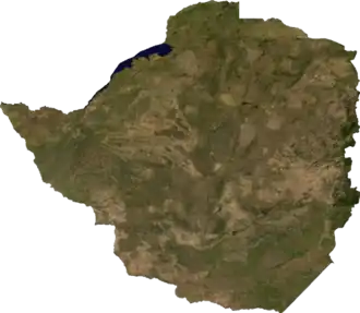 carte : Géographie du Zimbabwe