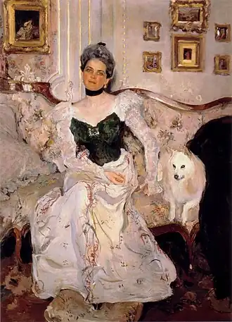 Zinaida Yusupova (1902), par V.Serov