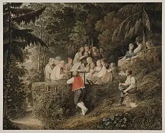 Concert champêtre au Baechelhof.