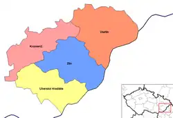 Districts of Zlin