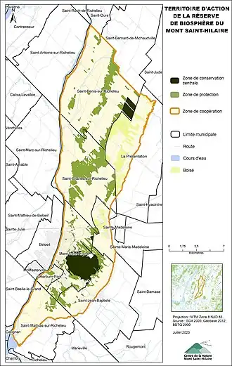 Image illustrative de l’article Réserve de biosphère du mont Saint-Hilaire