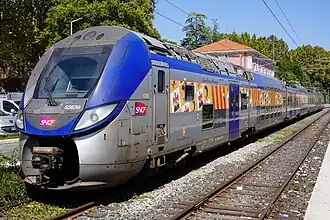 Regio 2N (Z 55500) en gare de Grasse.