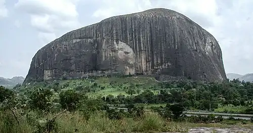 Zuma Rock au Nigeria.