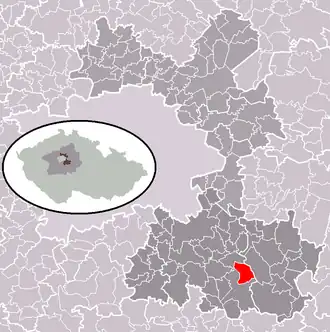 Localisation de Zvánovice