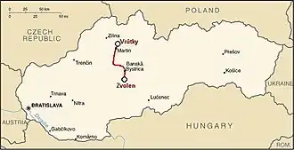 Image illustrative de l’article Ligne 170 (chemin de fer slovaque)