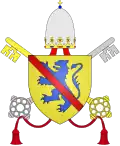 Blason du pape Célestin V
