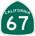 Image illustrative de l’article California State Route 67