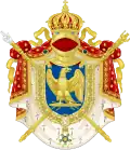 Description de l'image Coat of Arms Second French Empire (1852–1870)-Helmet Variant.svg.