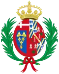 Description de l'image Coat of Arms of Carmen, Duchess of Cádiz.svg.