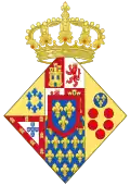 Description de l'image Coat of Arms of Princess of the Royal House of the Two Sicilies.svg.