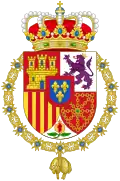 Description de l'image Coat of Arms of Spanish Monarch (corrections of heraldist requests).svg.