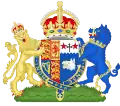 Description de l'image Coat of arms of Camilla Shand, Queen consort.svg.