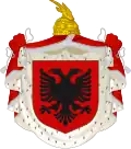 Description de l'image Coat of arms of the Albanian Kingdom (1928–1939).svg.