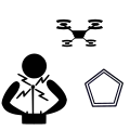 Description de l'image Drone racing pictogram.svg.