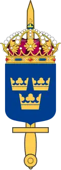 Blason des Forces armées suédoises.