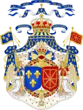 Description de l'image Grand Royal Coat of Arms of France & Navarre.svg.