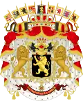 Description de l'image Great Coat of Arms of Belgium.svg.