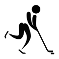 Description de l'image Ice hockey pictogram.svg.