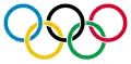 Description de l'image Olympic rings with white rims.svg.