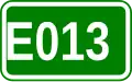 Route européenne 013