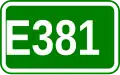Route européenne 381