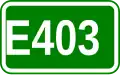 Route européenne 403