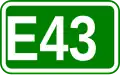Route européenne 43