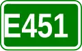Route européenne 451