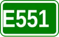 Route européenne 551