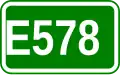Route européenne 578