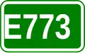 Route européenne 773