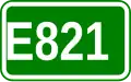 Route européenne 821
