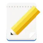 Description de l'image GNOME Gedit 2018.svg.